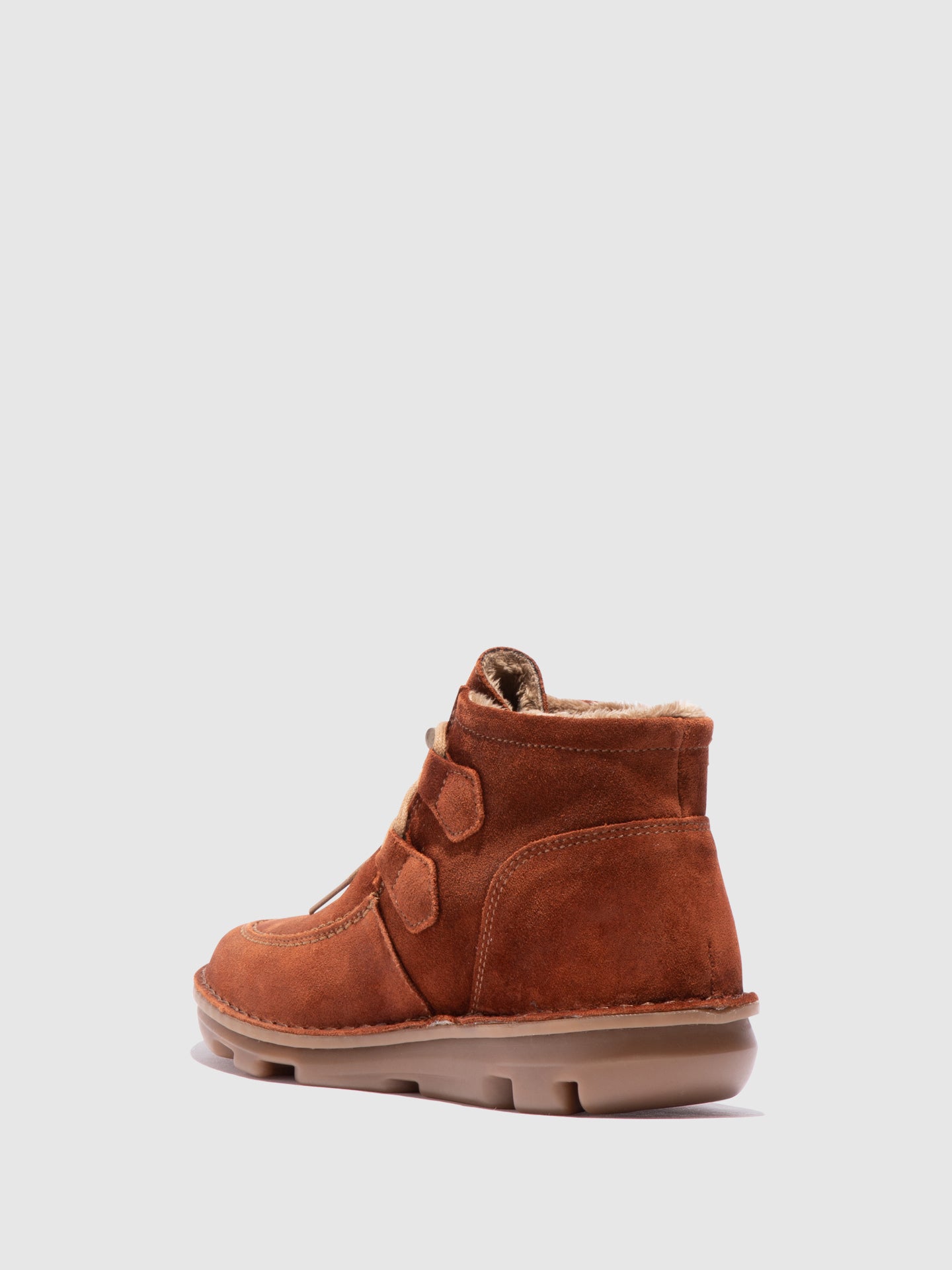 On Foot Botins com Atacadores em Brandy